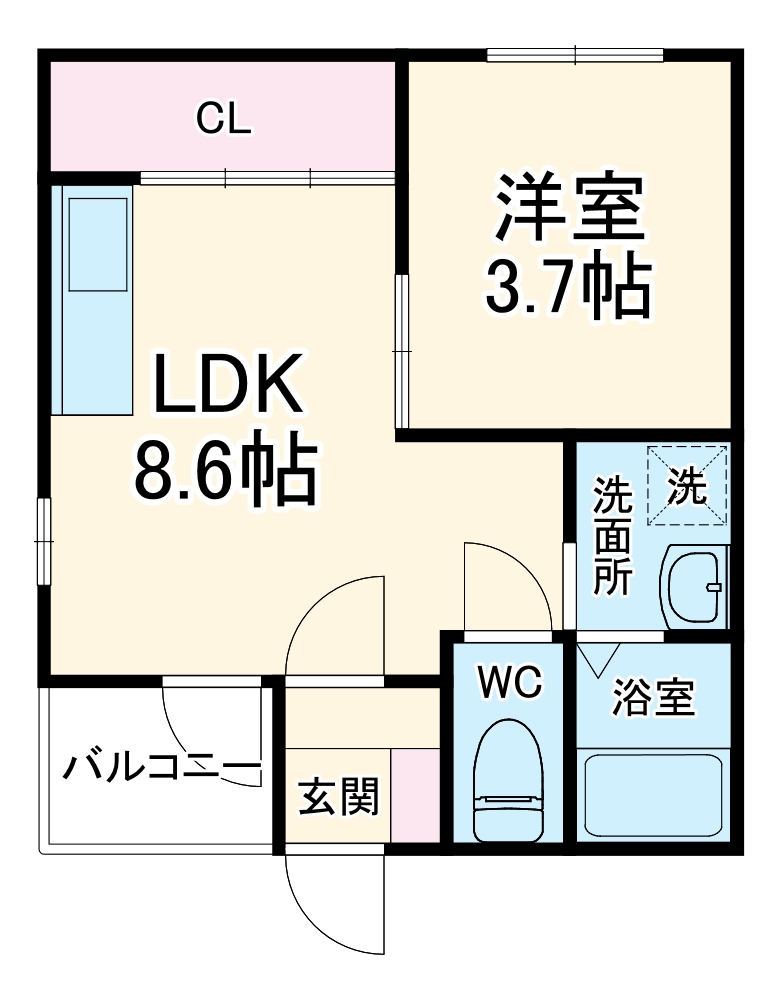 さくらハイツの間取り
