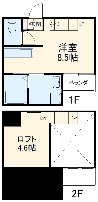 ラルク高畑の間取り