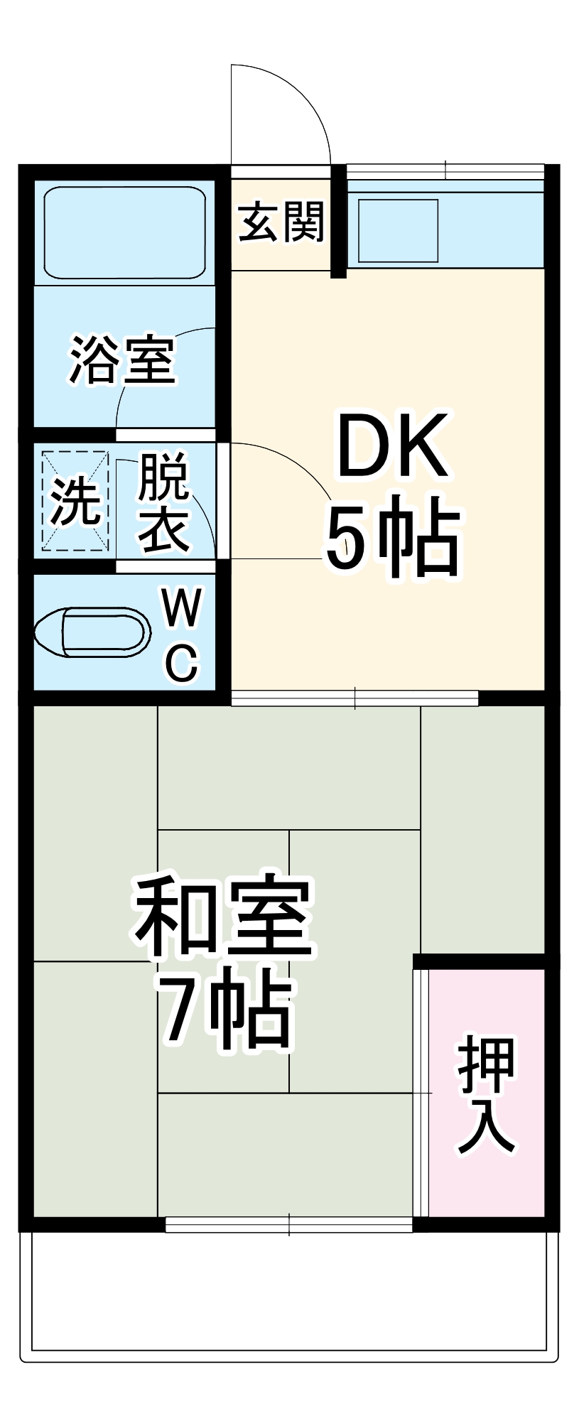 コーポ田原の間取り