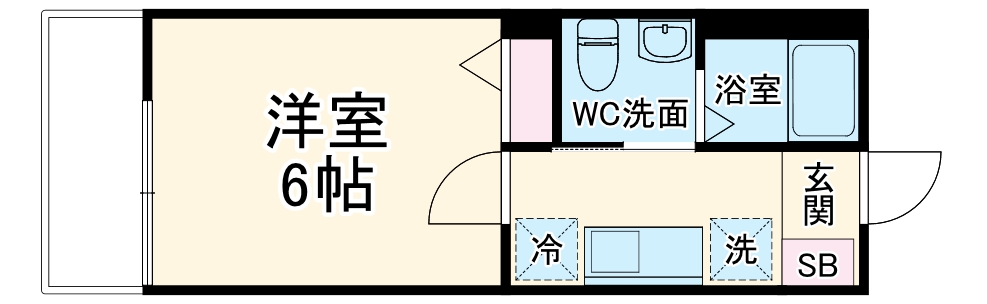 ウエストコート大和田の間取り