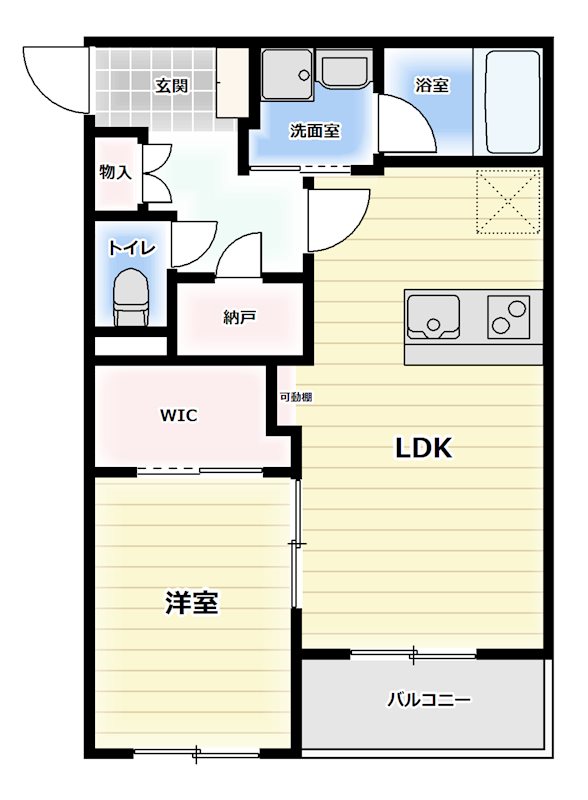 アベニューの間取り