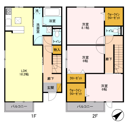 ベルクの間取り
