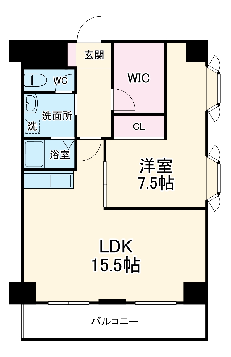 サンハイツ大和第2の間取り