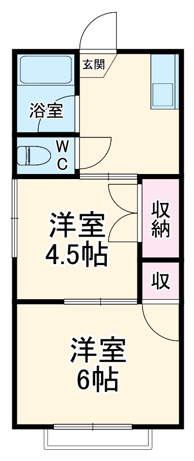 サンハイツの間取り