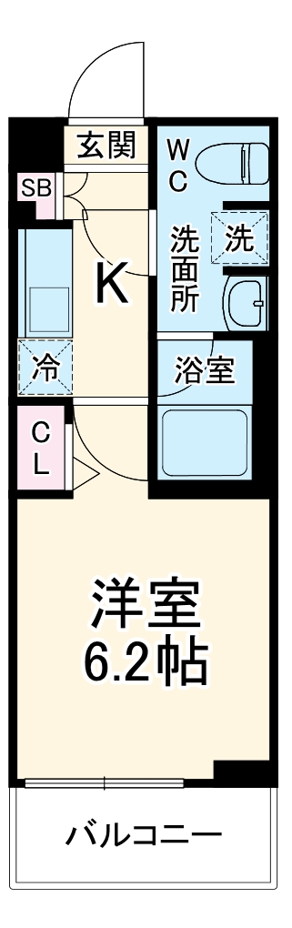 ＭＡＸＩＶ横浜青葉・310号室の間取り