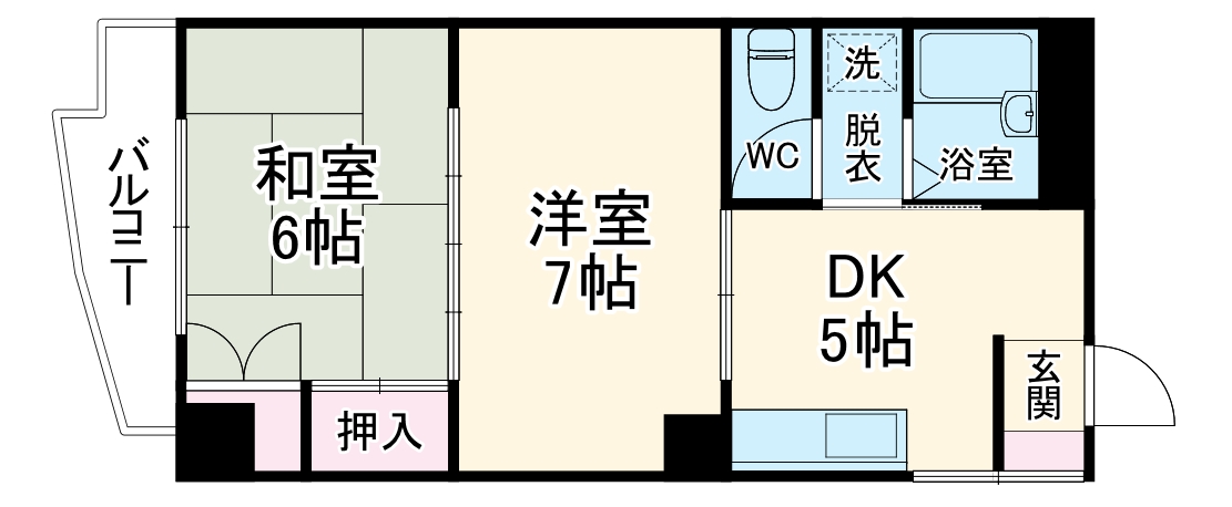 クリーンあらたまの間取り