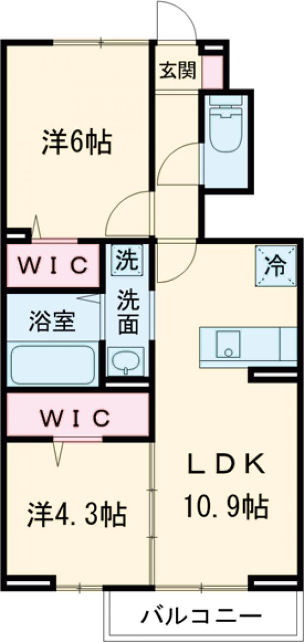 パーシモン グレイスの間取り
