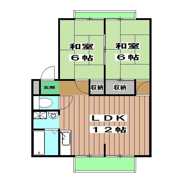 ウィンディア愛宕の間取り