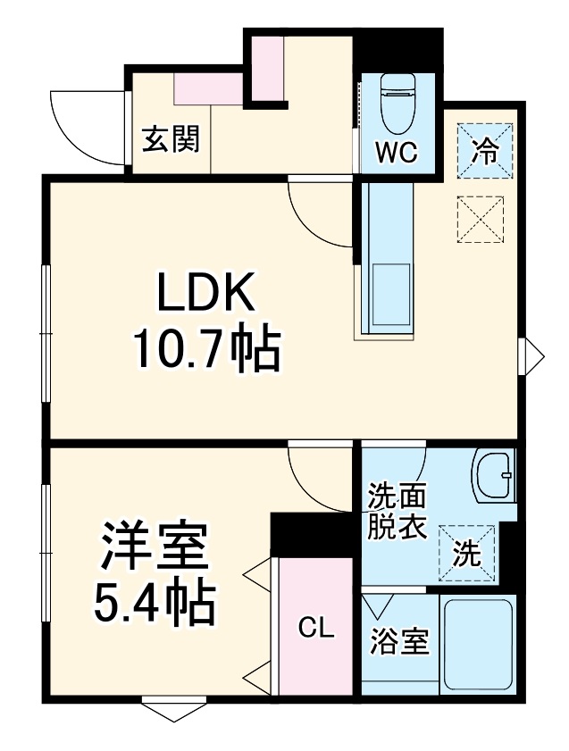 リーブルファイン草加清門の間取り