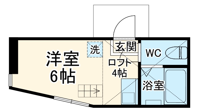 ユナイト星川シューデニッシュの間取り