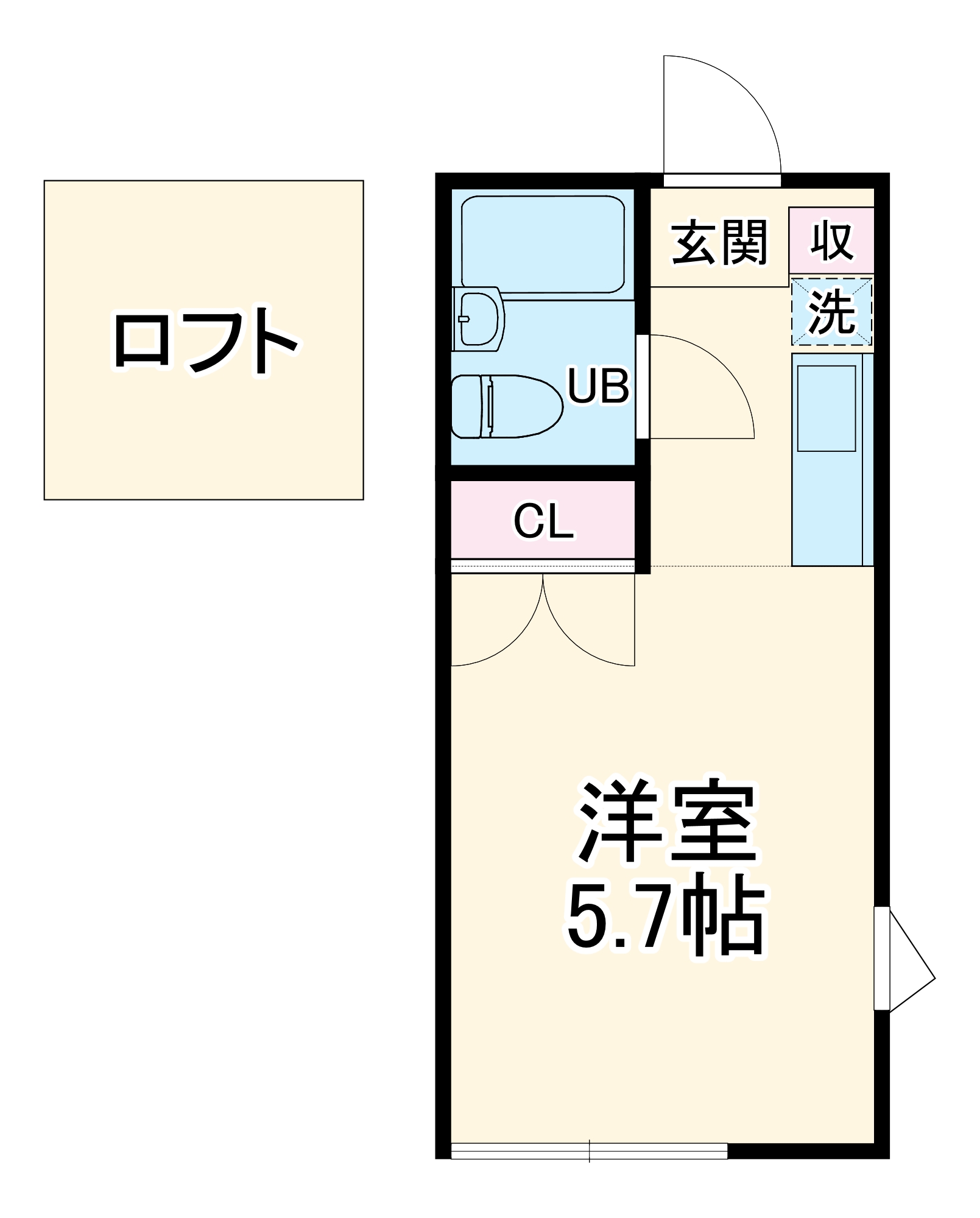 クレア湘南の間取り