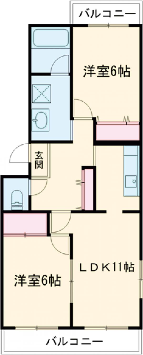 カーサグランデの間取り