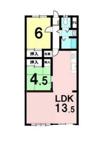 第二コーポえびすの間取り