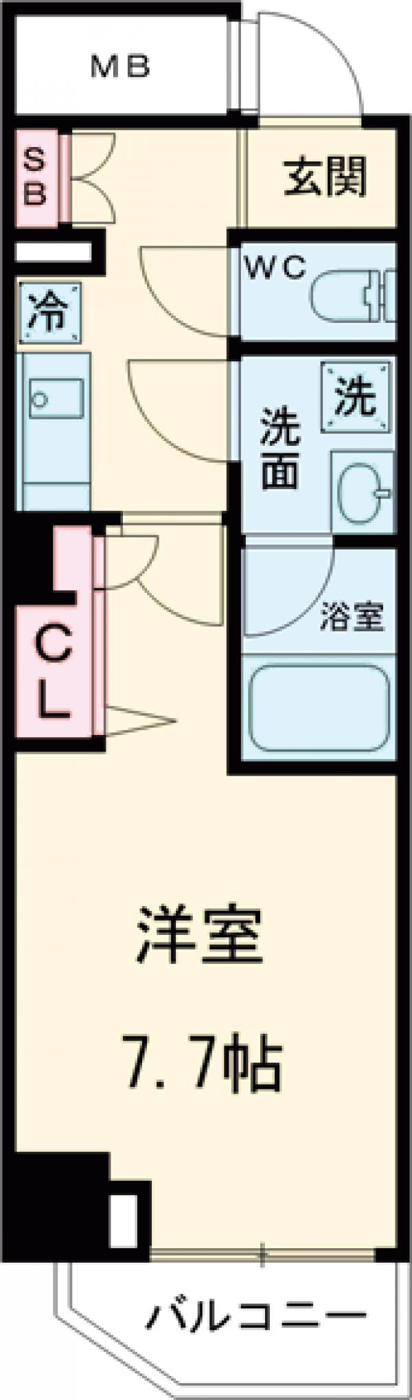 ランドステージ日暮里の間取り