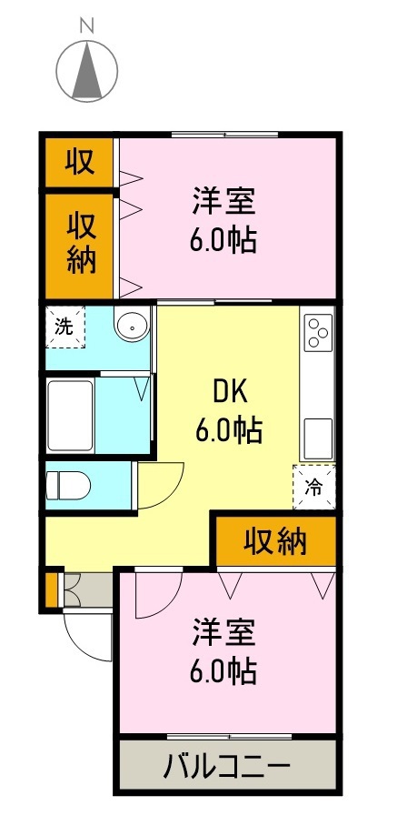 メゾン前原の間取り
