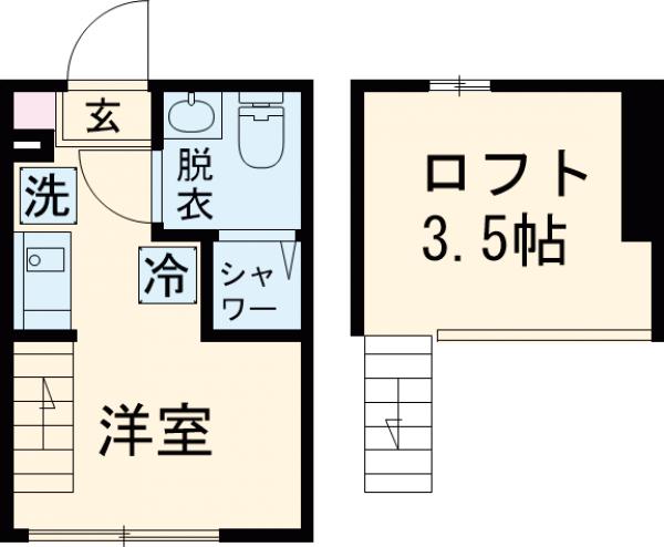 ハーモニーテラス西亀有Ⅱの間取り