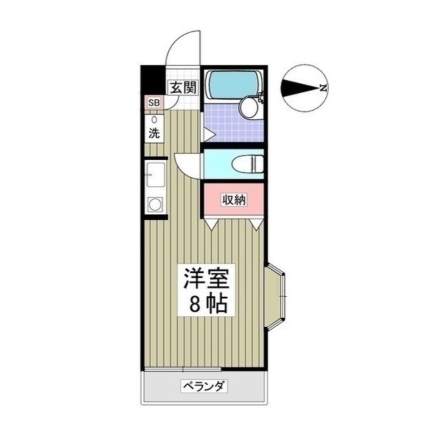 ロックハイツ1の間取り