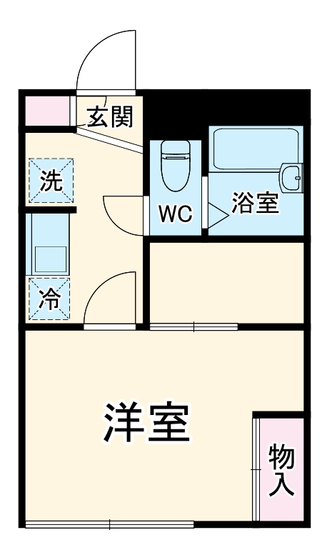 レオパレスW Kハイツの間取り