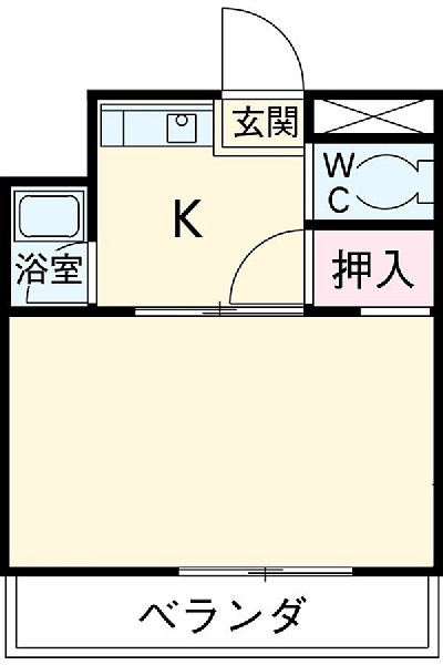 コーポ倉正の間取り