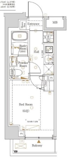 丸子通の完工年月(2024年8月)築の賃貸マンションの間取り