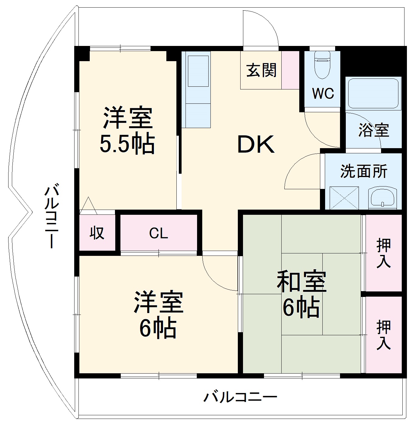 竹内ビルの間取り