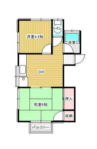 すみれハイツの間取り