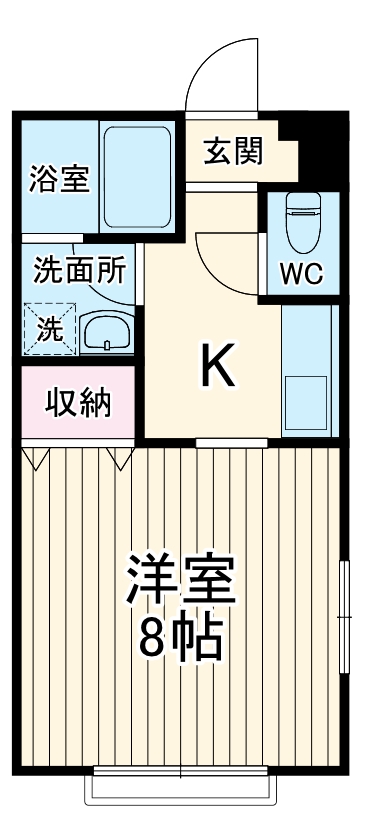 ビーハイヴ・Kの間取り