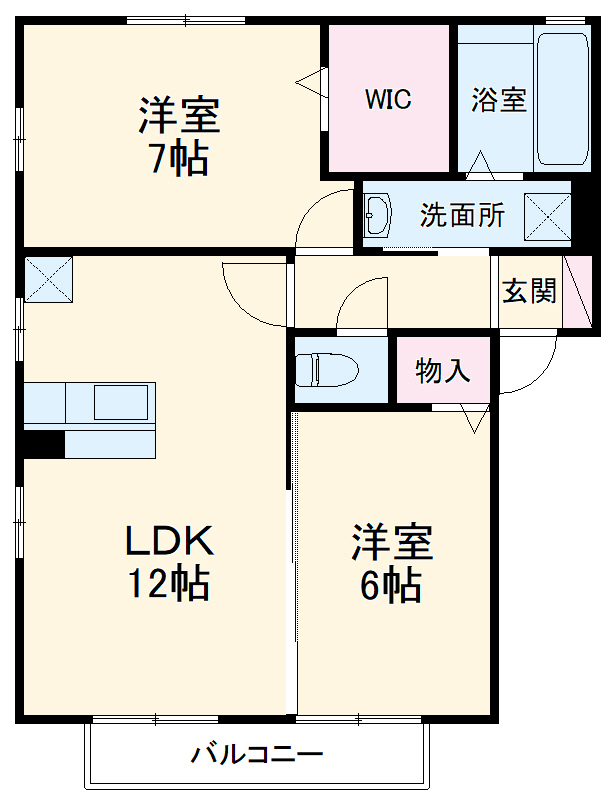 RiverEast北畑 (リバーイーストキタバタ)の間取り