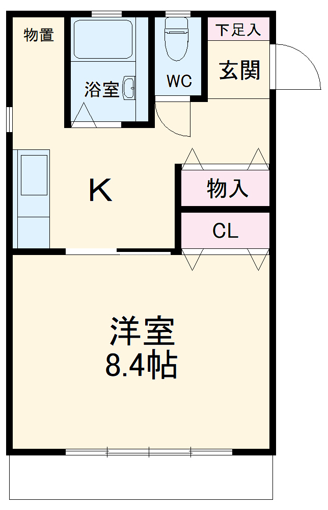コーポAYAの間取り