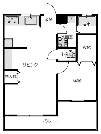 コーポ住吉の間取り
