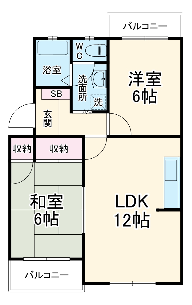 ユートピア四季の間取り
