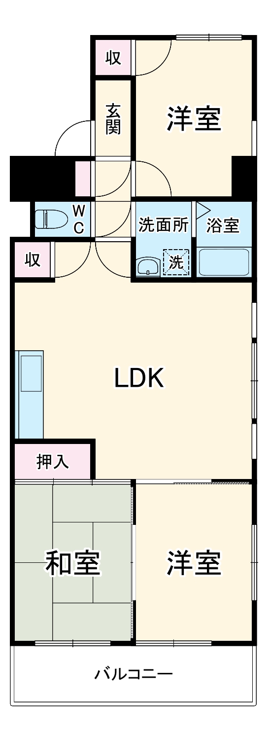 サンメゾン松井の間取り