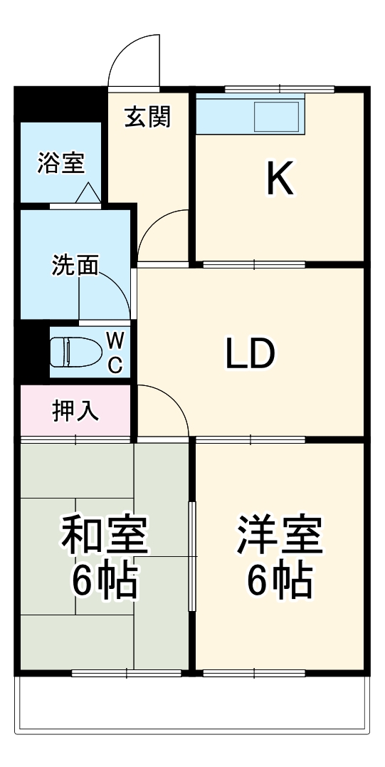 ロイヤルコープMの間取り