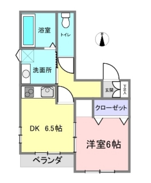 オリエンタルコーポの間取り