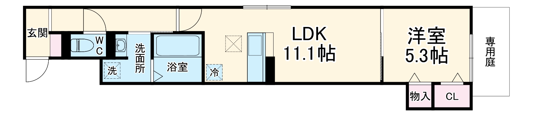 メゾン・ド・プレールの間取り