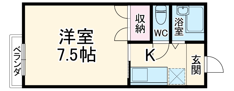 クロノス南矢名1番館の間取り
