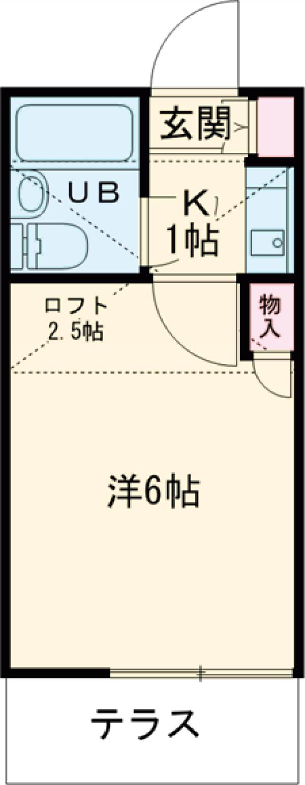 アートパレス石神井公園No1・102号室の間取り