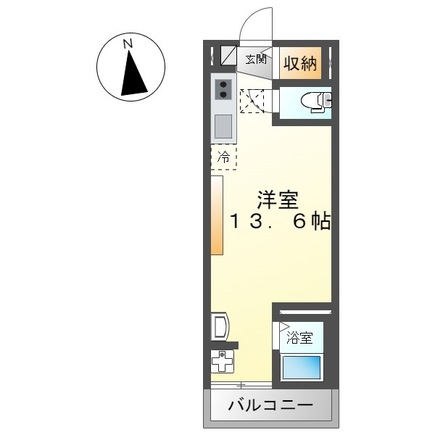 エミネンス・ハラ Aの間取り