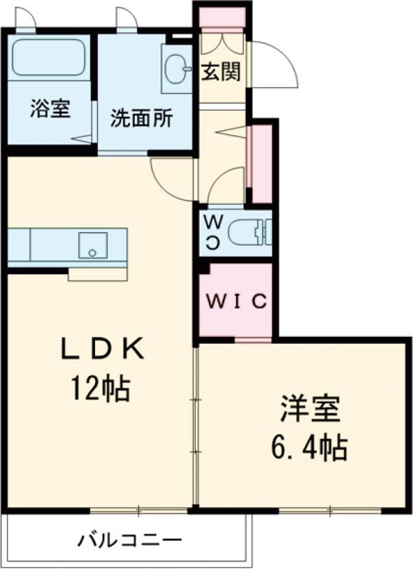 ブランエール　Ｉの間取り