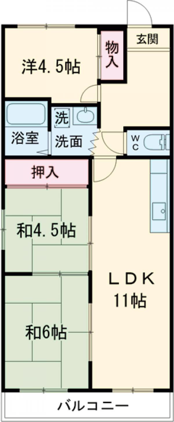 エクシーマ19の間取り