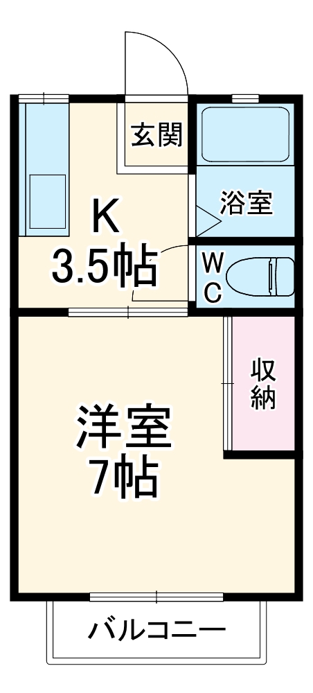 シティハイツAの間取り