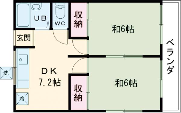 新町ハイツの間取り