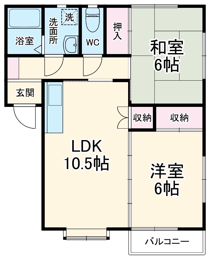 サンライズ三方原の間取り