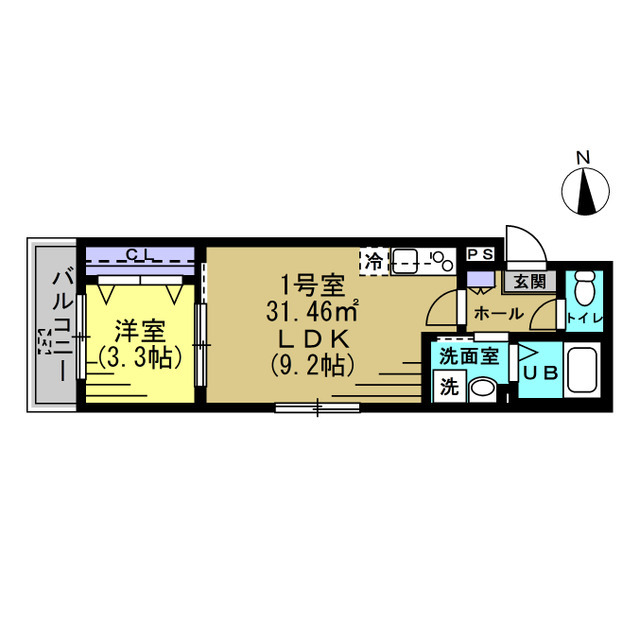 AJ蘇我025の間取り