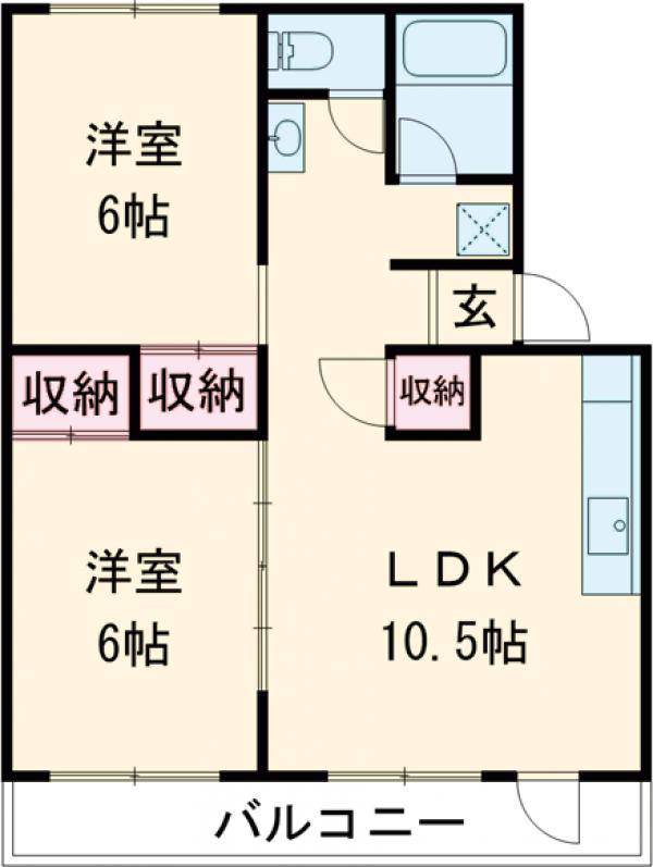 水戸昭和ビルⅠの間取り