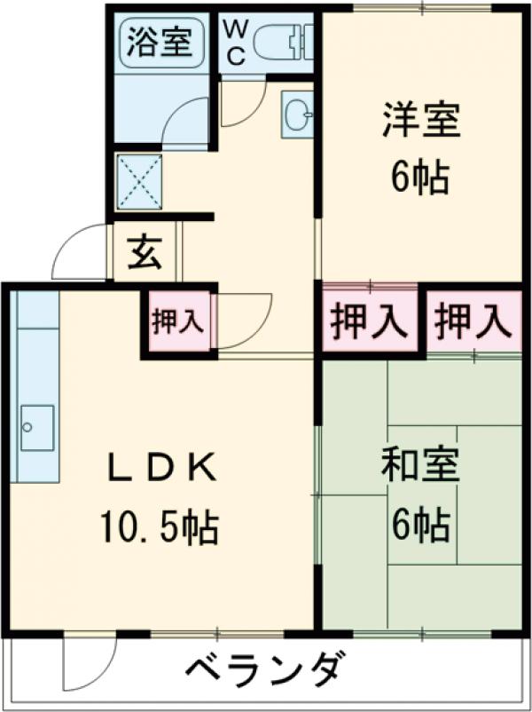 水戸昭和ビルⅠの間取り