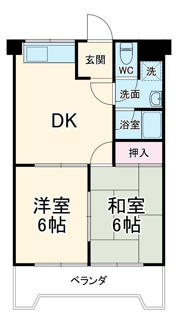鳴神ビルの間取り
