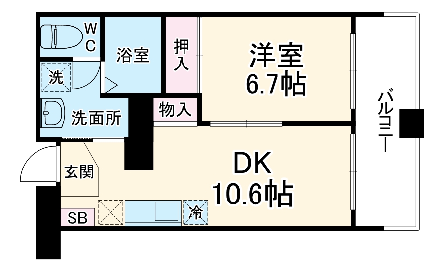 IVYキャッスルⅡの間取り