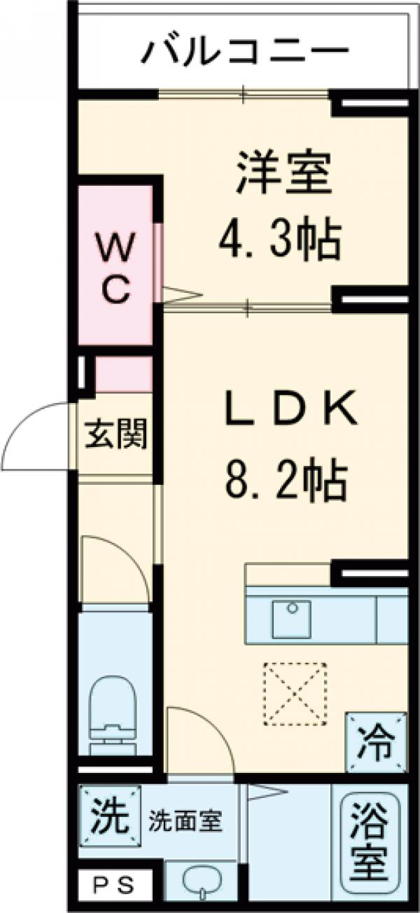 セレスティア亀有の間取り