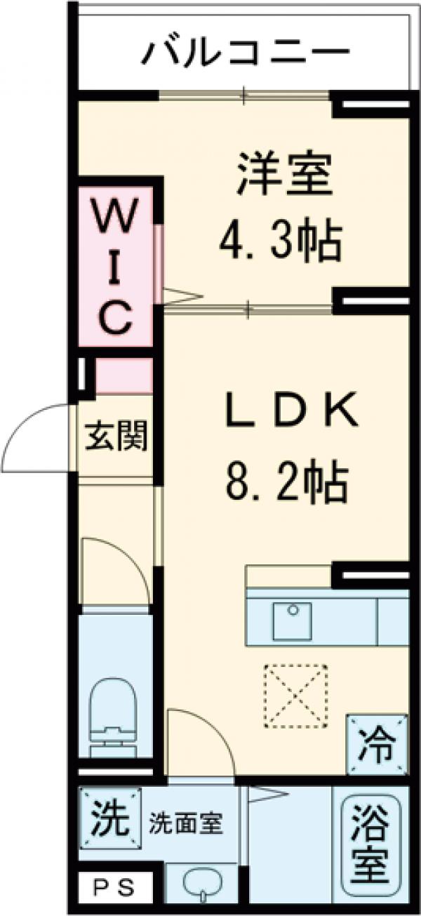セレスティア亀有の間取り